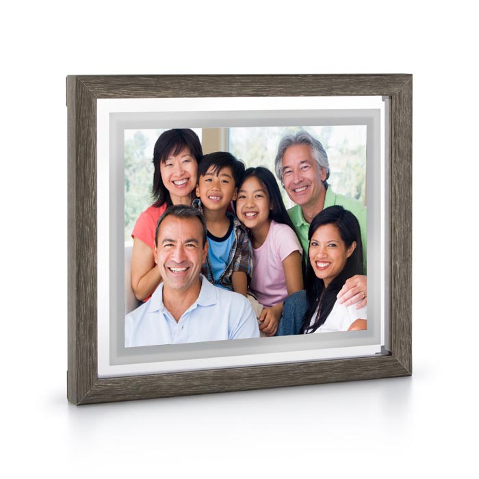 Create a beautiful floating frame print for your home and decorate with style