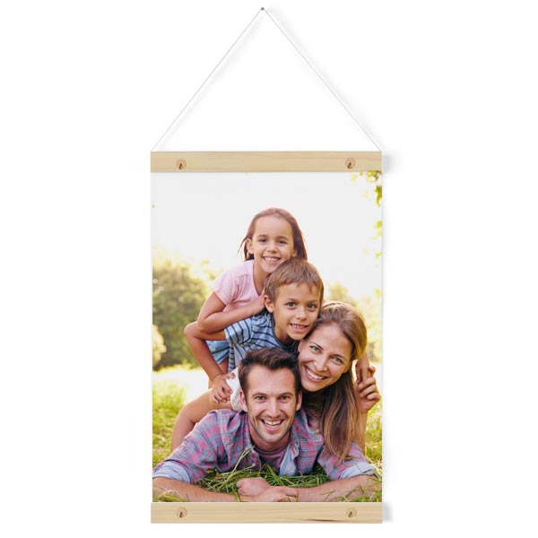 Print your photo on real canvas that hangs in your home for a new designer look