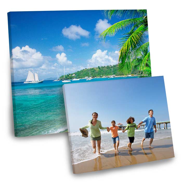 Print your photos on canvas and display your memories in your home